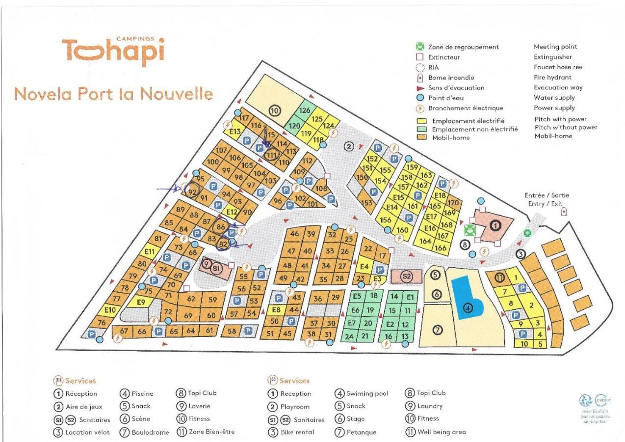 Mobil Home 4-5 Personnes Port La Nouvelle 外观 照片